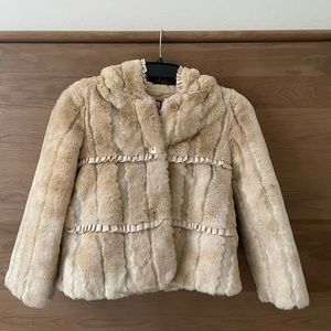 Girls 12 Juicy Couture Faux Fur Coat
